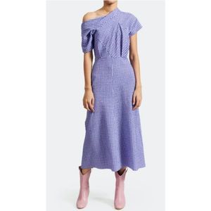Rachel Comey Pout Midi Dress gingham pattern
